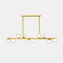 Nordic Glass Ceiling Bar Lights For Kitchen