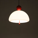 Modern Red Glass Simple Pendant Light For Living Room