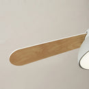 Nordic Modern Simple Flush Ceiling Fan With LED Lighting