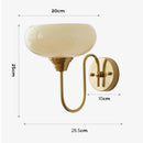 Modern Glass Geometry Wall Light for Living Room