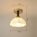 Modern White Wood Hallway Ceiling Lighting