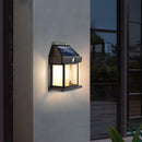 Solar Outdoor Lights Exterior Front Porch PIR Sensor Security Outdoor Wall Light