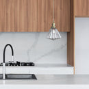 Brass Glass Ceiling Pendant Lights For Kitchen