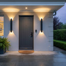 Set of 2 Up-and-Down IP65 LED Aluminum Outdoor Wall Lights