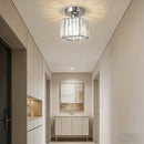 Semi Flush Mount Ceiling Lights, Modern Crystal Hallway Ceiling Lamp