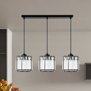 Simple Multi-Head Designer Crystal Kitchen Island Lamps
