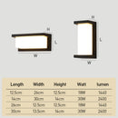 Simple Outdoor Waterproof Sensor LED Wall Light