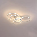 Unique Design Circle Rings Metal LED Ceiling Light