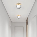 Modern Hallway Glass Ceiling Lights