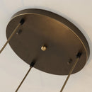 Modern Multi-Head Glass Kitchen Black Pendant Light