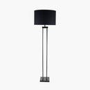 Langston Matt Black Metal Four Post Floor Lamp - Base Only