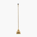 Claudius Gold Metal Stick Floor Lamp