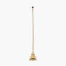 Claudius Gold Metal Stick Floor Lamp
