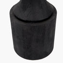 Marin Black Wood Tall Neck Floor Lamp
