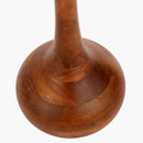 Toma Oiled Wood Tall Neck Floor Lamp