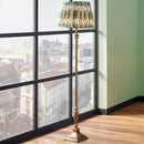 Canterbury Antique Brass Metal Floor Lamp