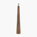 Esha Natural Conical Wood Floor Lamp Base