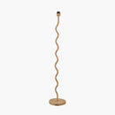 Palau Rattan Wave Floor Lamp Base