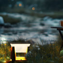 Simple  Solar Power Black Outdoor LED Wall/Floor Lights