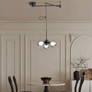 Nordic Minimalist Spherical Pendant Light, Adjustable Hanging Height