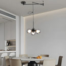 Nordic Minimalist Spherical Pendant Light, Adjustable Hanging Height