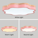 Acrylic Flowers Kid LED Ceiling Light For Bedroom