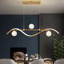 Modern Pendant Lights LED Linear Kitchen Island Lighting