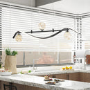 Modern Pendant Lights LED Linear Kitchen Island Lighting