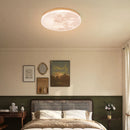 Simple Minimalist Moon Round LED Ceiling Light