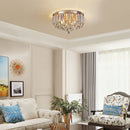 Modern Crystal Ceiling Light Fixture Flush Mount Ceiling Lights for Living Room