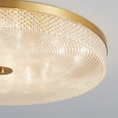 Light Luxury Crystal Copper Ceiling Lamp
