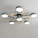Art Deco Chandelier, Modern Flush Mount Chandelier Ceiling Light