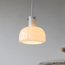 Minimalism Glass Flower Shape Pendant Light