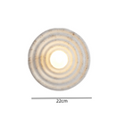Wabi-sabi Round Circle Indoor Wall Lamp
