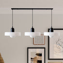 3 Heads Modern Art Decor Simple Glass Pendant Light