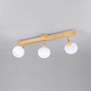 Cream Wood Track Lighting Living Room Light Track Ceiling