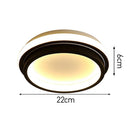 Stylish Design Black Flush Mount Ceiling Lights For Bedroom