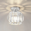Set of 2 Simple Luxury Glass Hallway Ceiling Light