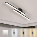 Modern Black Long Strip LED Ceiling Lights
