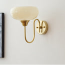 Modern Glass Geometry Wall Light for Living Room