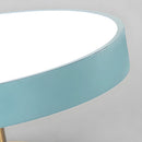 Modern Concise Circular LED Semi Flush Mount Ceiling Lights for Bedroom