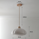 Glass Retro Kitchen Island Ceiling Light