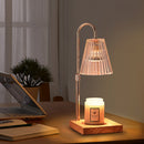 Contemporary Nordic Brown Glass Bedroom Mini Warming Candle Lamp