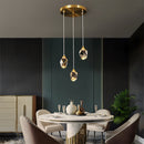 Creative Modern Crystal Gold Raindrop Chandelier