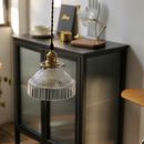 Vintage Transparent Glass Dining Room Pendant Lights