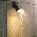 IP54 Waterproof Black Solar Powered Outdoor Wall Lights, Dusk-to-Dawn