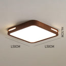Modern Brown Wood LED Living Room Ceiling Lights