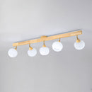 Cream Wood Track Lighting Living Room Light Track Ceiling