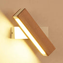 Retro Wood Rotatable Bedroom LED Reading Wall Light