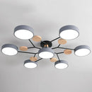 Art Deco Chandelier, Modern Flush Mount Chandelier Ceiling Light